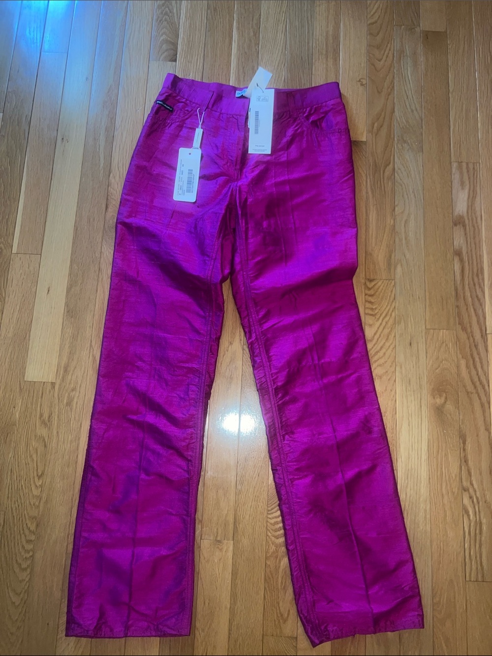Dolce & Gabbana Fuchsia Silk Garment